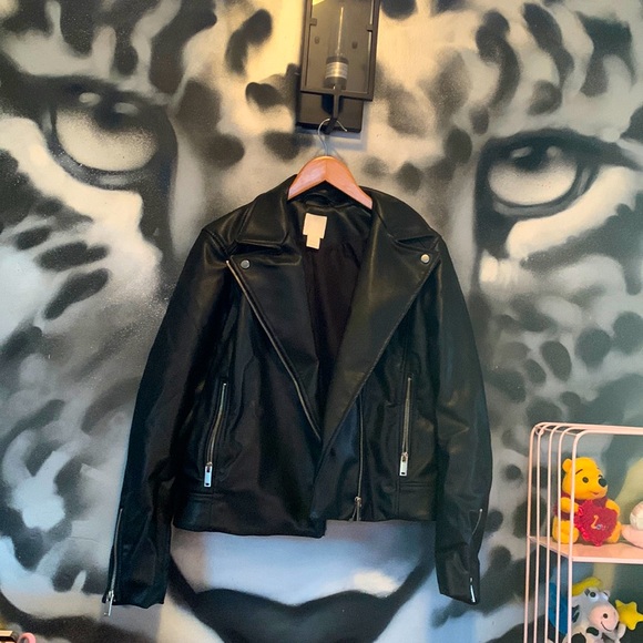 Faux Leather Jacket - Picture 1 of 8